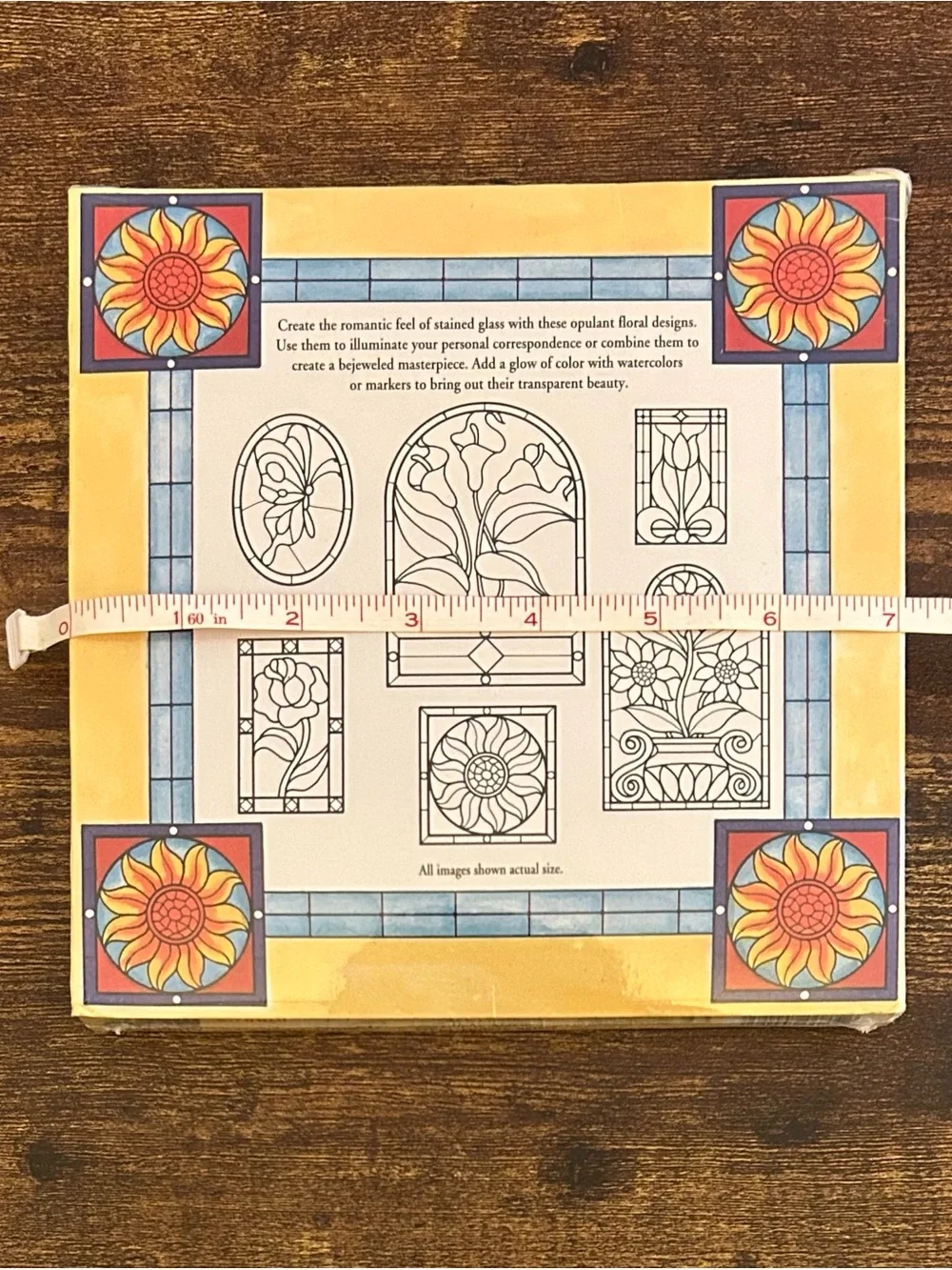 Floral Rubber Stamp Set UNMOUNTED (7 pcs.) by All Night Media - New in Box